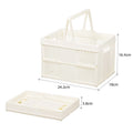 Hot Sell Muti-function Medium Size Desktop Foldable Plastic Basket Creative Home Picnic Collapsible Storage Crates With Handle