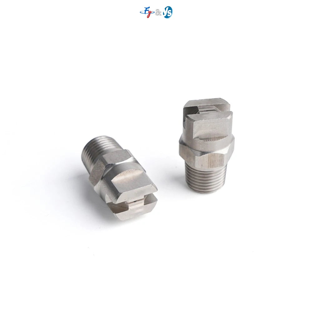1/8\" HVV Flat Fan Spray Nozzle Corrosion-Resistant High-Pressure Industrial Cleaning Nozzle for Sprayers