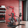 Manufactured Steel Plate Loaded CE Certified Safety Lat Pulldown Back Trainer Gym Equipment 5T Capacity 220kg Max User Weight