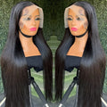 ELI Wholesale 10"-26" Double Drawn Transaparent13x4 Full Lace Frontal Raw Human Hair bob Wig