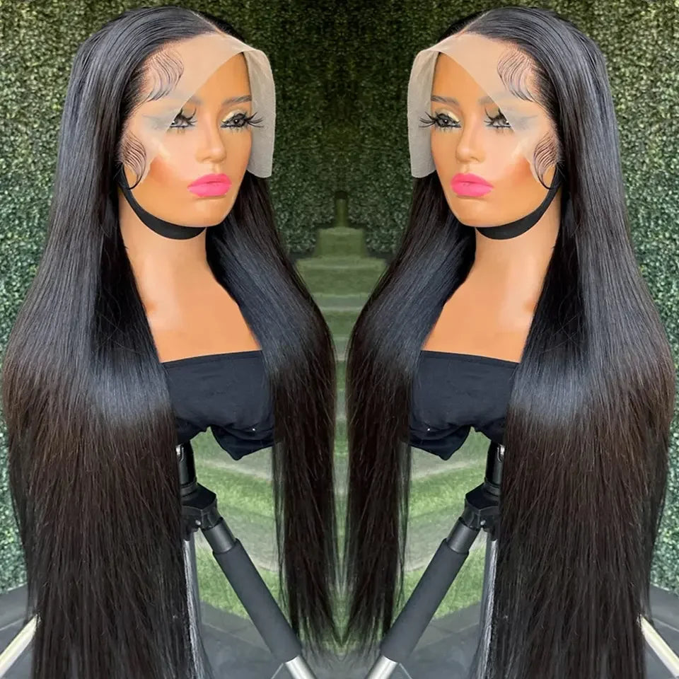 ELI Wholesale 10"-26" Double Drawn Transaparent13x4 Full Lace Frontal Raw Human Hair bob Wig