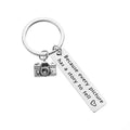 Mini Photographer Keychain Because Every Picture Has a Story to Tell Camera Charm Pendant Keyring Gift Key Chain Camera Keychain