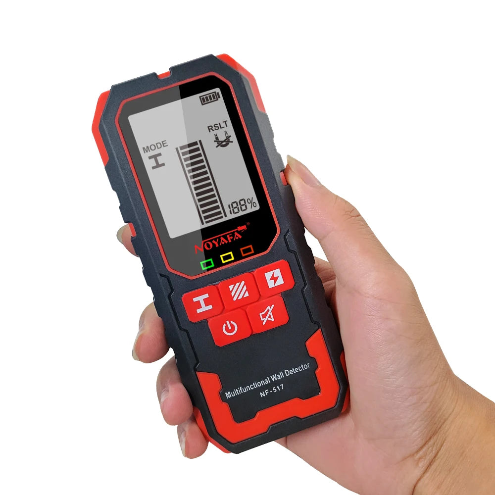 NOYAFA Multifunctional Wall Scanner with LCD Display Metal Wooden NCV AC Wire Voltage Detector Wal Detector Magnetic Stud Finder
