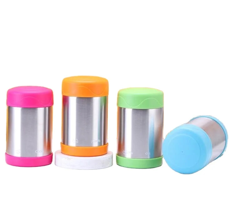 Food Thermos Flask Jar  Customized Logo Hot Warmer Vacuum Insulated Stainless Steel Bottle for Kids