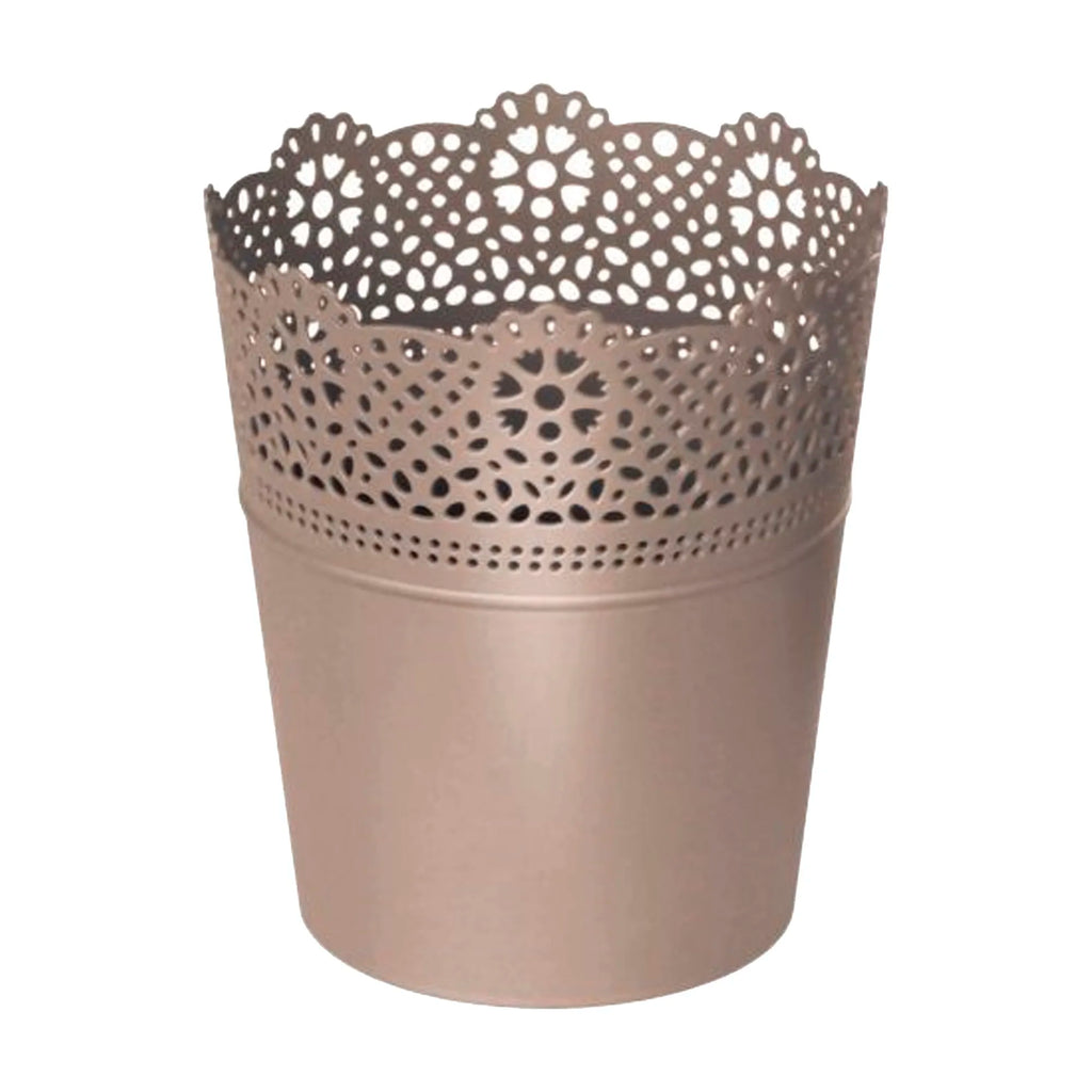 LACE flower pot dimensions (mm) 135x135x155 Mocca color