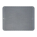 Silicone Dish Drying Mat for Kitchen Counter Foldable Dish Drying Mat Kitchen Dish Rack Mat MegaBDM