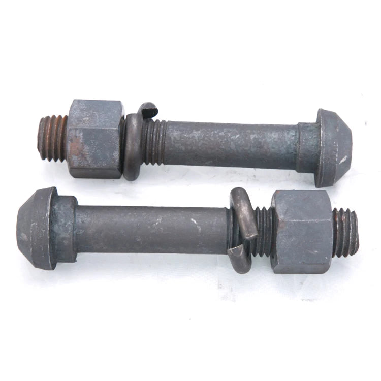 Track Bolt 1/2'' 13UNC 1.875INCH Hot Rolled Carbon Steel ASTM A576 GRADE C 1035 Heat Treatment Hot Dip Galvanized HDG Track Bolt