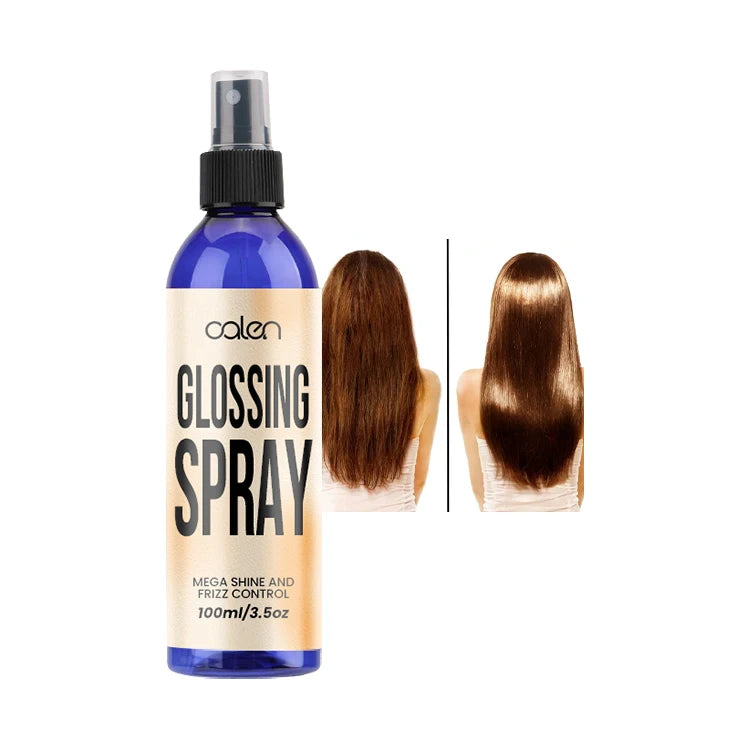 Oalen Custom Logo Ultimate Shine Long Lasting Luster Boosting Spray for Vibrant Hair