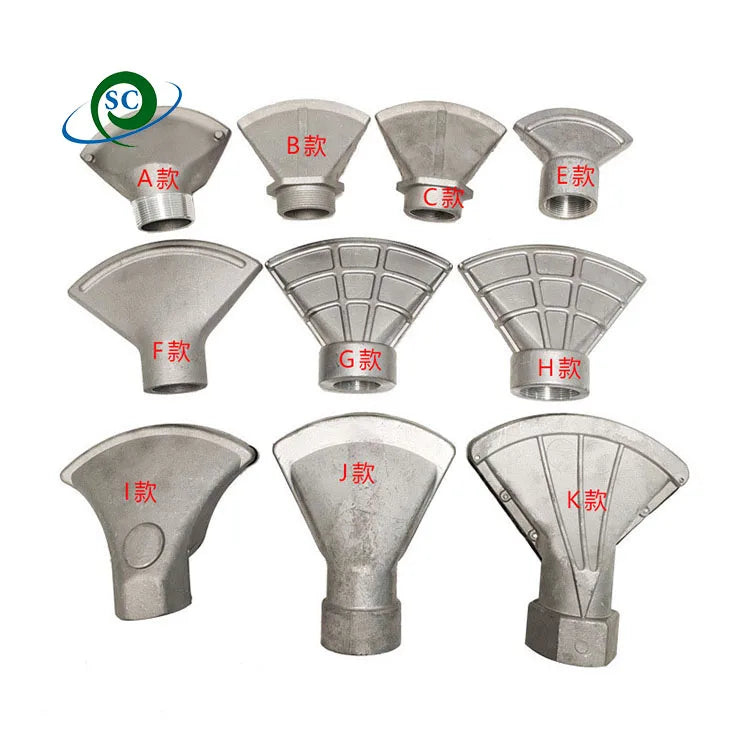 Water Truck Side Spray Head for Water Carsprinkler Parts Fan Nozzlesanitation Vehicle Parts