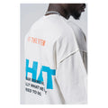 Men's Oversize Printed Knitted T-Shirt Streetwear Plus Size Custom Logo Eco-Friendly Breathable Quick Dry 100% Cotton Long 200g