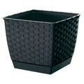 RATOLLA SQUARE 6L. flower pot dimensions (mm) 220x220x189 Anthracite color