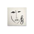 Modern Abstract Canvas Wall Art-Made in Germany Hanging Wedding Decor with White/Black Stretcher Frame