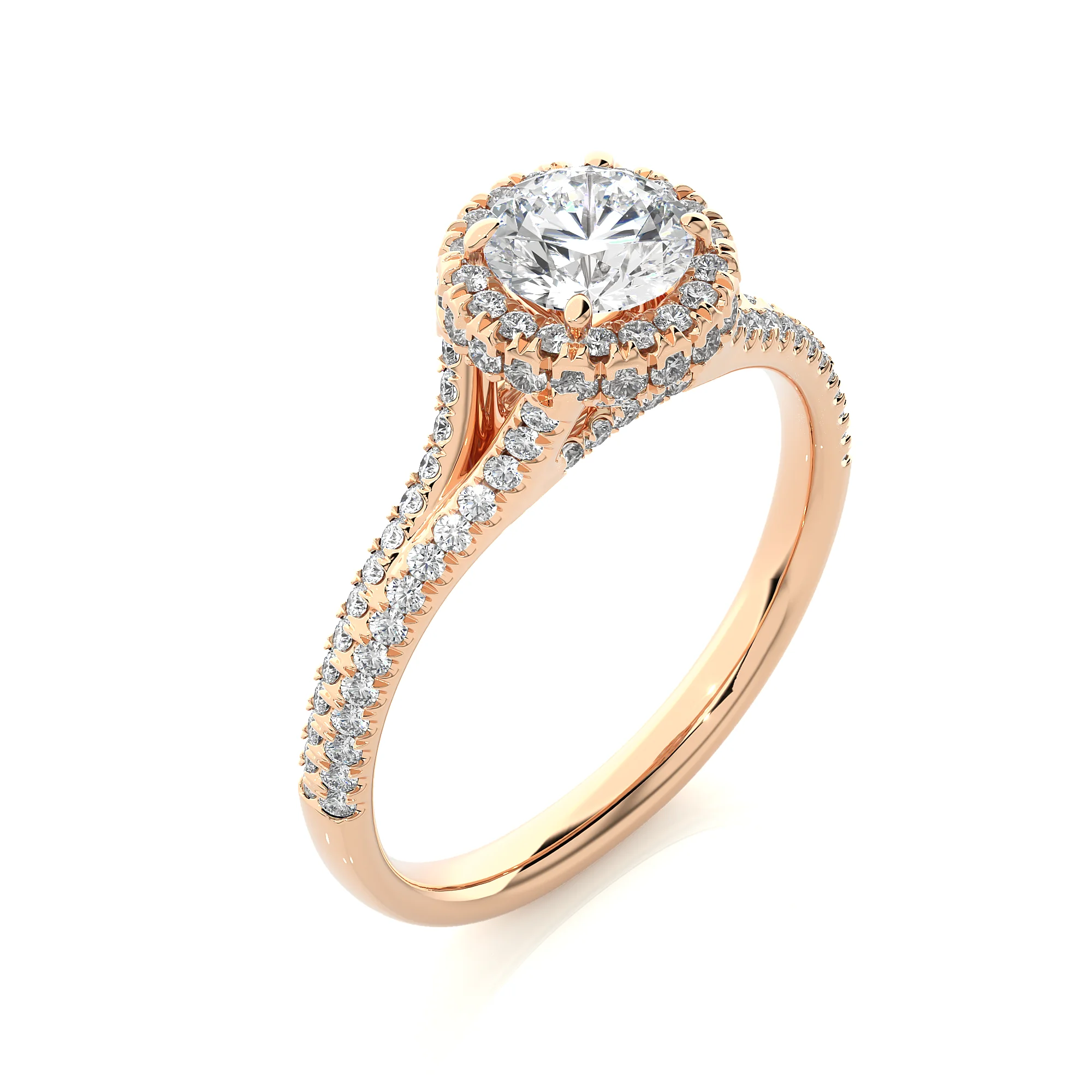 Best Quality Wedding Ring Customizable 14K Yellow Gold Solitaire Diamond Proposal Ring Available for Sale