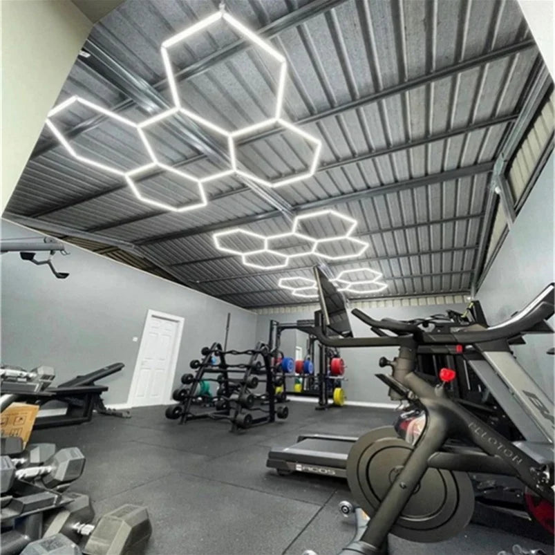 6500K Low-Voltage COB LED Plastic Garage and Ceiling Light for AC-Powered Workshop Systems
