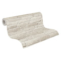 Made in Germany - Wallpaper rolls Stone Grey - Non Woven Vinyl - Modern Wallpaper Stone Look for Walls - 1005 x 053 m