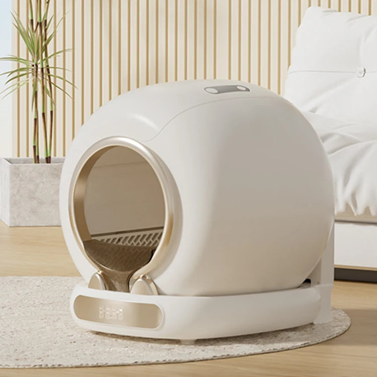 Latest Model Automatic Cat Litter Box for Multiple Cat with App Control Self-Cleaning Cat Litter Box With 65L Space