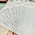 330gsm Vinyl Wallcovering Flame Retardant Deep Textures Printable White Rolls Home Decoration