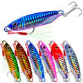 Metal Jig Fishing Lure Weights 10g-50g Fishing Jigging Lure Trolling Hard Bait Bass Metal Jig Lure