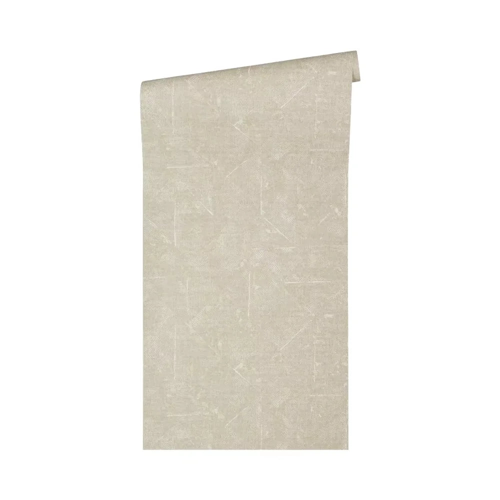 Made in Germany - Luxury Wallpaper rolls Design Grey Beige Silver Non Woven Vinyl Contract Wallpaper for Hotel - 1005 x 053 m