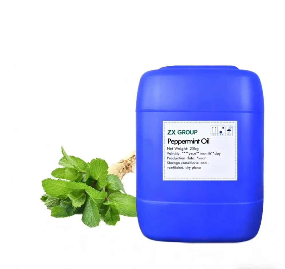 Wholesale Bulk 100% Pure Natural Peppermint Essential Oil for Hair Free Sample Private Label China ZX Brand Model ZX009