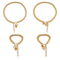 Hot Sale 2025 New Luxury Rhinestone Heart Pendant Watch Band Bracelet Necklace Set for Women Gift Box Ready