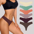 High Quality 7 Colors Women's Seamless Panty Underwear Mid Waist Elastic Cotton Soft Panties Hipster Sexy Thongs Women's Panties