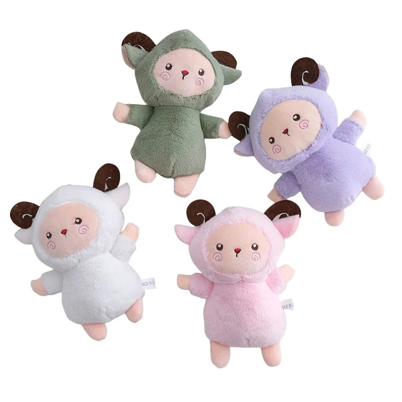 2025 Plush Toy Small Sheep Doll Keychains Student Bag Pendant Key Chain Pendant