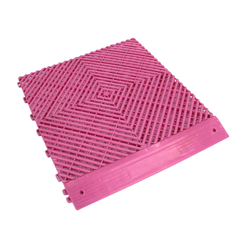 HanYin Factory Hot Sale PVC Plastic Tiles Floor Modular Garage Floor for Car Workshop