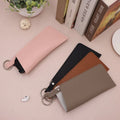 Portable PU Leather Glasses Case With Ring Soft Cover Multicolor Eyeglass Pouch Fashionable Travel Hanging Sunglasses Bag