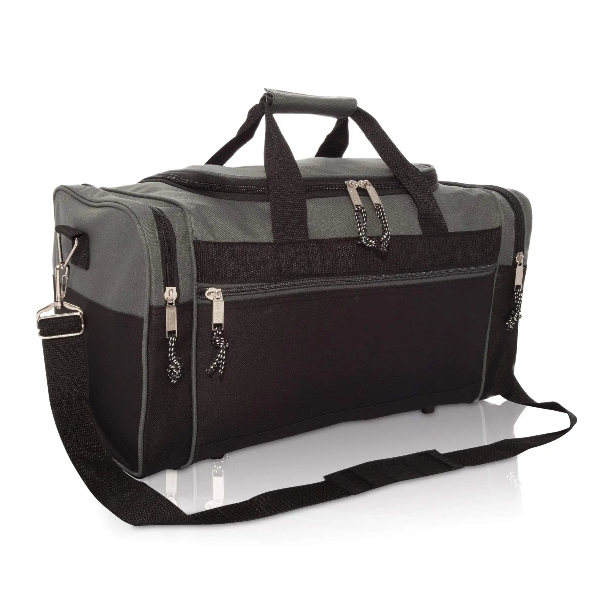 21\" Luxury for Pink Nylon Sports Duffle Bag Fashion Adjustable Strap Zipper Closure Custom Pattern Large Main Compartment Gym