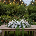High Quality Wedding Reception Decorations Birthday Cake Flower Arrangement Supplies Aisle Silk Flowers Floral Runner for Events