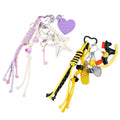 Mengda Miu Series Metal Rope Braided Letter Trend Sports Style Horse Starfish Heart Colorful Fashion Bag Pendant Keychain