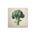 Made Germany-Home Decor Canvas Picture Kitchen Motif Broccoli-Modern Wall Mural Cream Beige Stretcher Frame Art Hanging Wedding