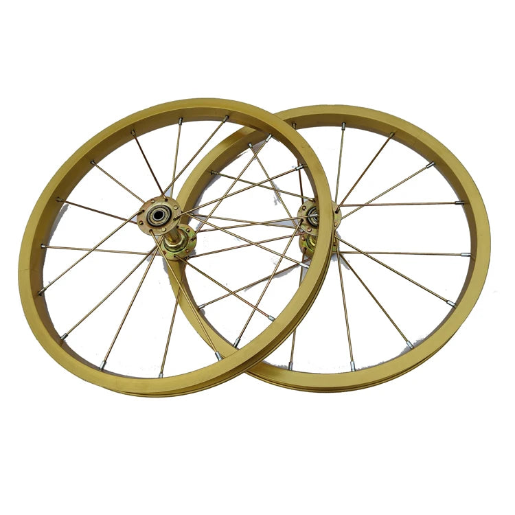 16 Holes Bike Wheel  Reliable and Durable with Spokes and Hubs 24 Inch 24x1 3/8
