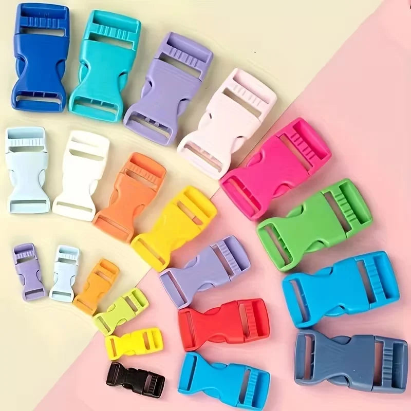 Heavy Duty Plastic Quick Release Buckle Strap Belt Buckle Custom logo Lanyard Slid Breakaway Buckle Tote Bag Strap Adjust Buckle