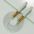 MOGOLD T92 PVC Jump Rope 3M Length 5mm Diameter Fitness Equipment Home Use Steel Wire Aluminum Alloy Speed Bearing Custom Logo