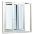 UPVC Sliding Window Low E Soundproof Glass Smooth Track for Quiet Home Comfort Anti-Dust Seal Bathroom Kitchen Basement Hotel MegaBDM
