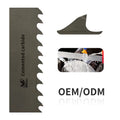 Factory Price High Frequency Welded Tungsten Carbide Blade Carbide Tipped Bandsaw Blade Bits for Hard Steel Metals Cutting