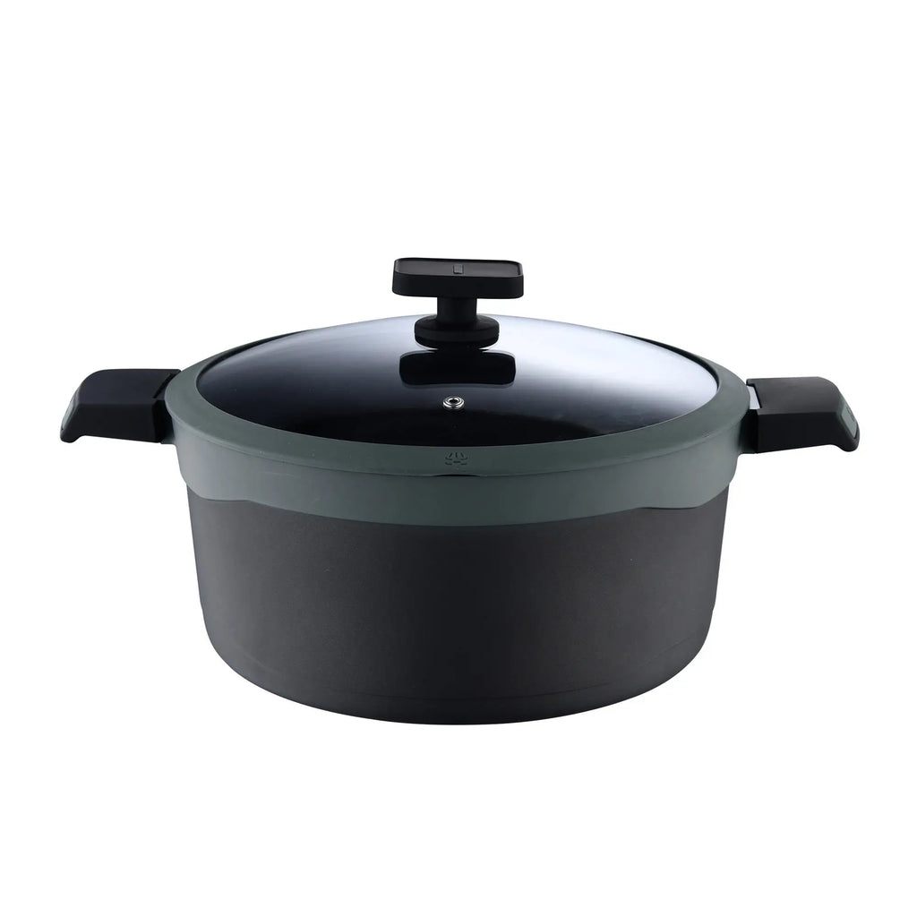 28x13.5cm Casserole with Lid in Cast Aluminum with Non-Stick Coating GASTRO REECO MasterPRO