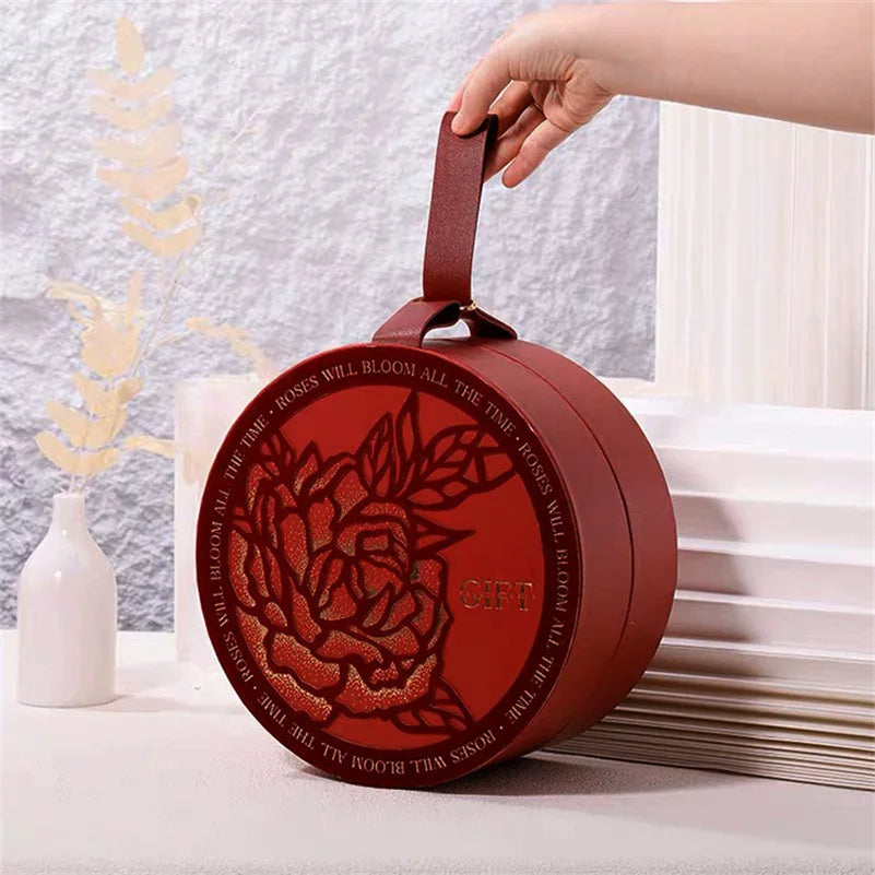 JUXINDA Valentine's Day Exquisite Gift Boxes Wedding and Engagement Festive Gift Boxes Romantic Wedding Candy Packaging MegaBDM