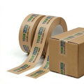 Premium Custom Printed Waterproof Self-Adhesive Kraft Tape Rigid Cardboard Box Die-Cut Stickers for Warning Labels Ultimate