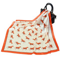 Factory Hot Selling Fashionable Custom Logo Printed Wrapping Cloth Square Bandana Multifunction Colourful Chiffon Bandana