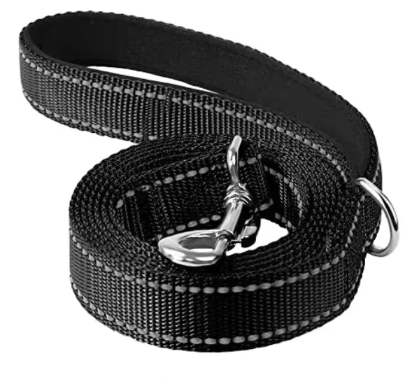 Factory Custom Thick Nylon Heavy Duty Hemp Neoprene Adjustable slip  Pet Lead Rope Retractable Reflective Dog Leash