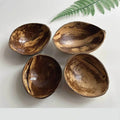 Personalised Products Polished Wholesale Wood Salad Smoothie Sauce Ice Cream Real Custom Natural Coconut Shell Bowl