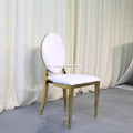 LDJ1266-1 Wedding Chairs Modern Wholesale Hotel Stainless Steel Wedding Banquet Dining Chairs