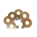 High Conductivity Electrode Plate 38x15mm for Ultrasonic Transducers Industrial Cleaning Sensor Components