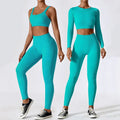 Cross-Border EU/US Seamless Yoga Set - Women's Tight Running Outfit Quick-Dry High-Waist Fitness Wear