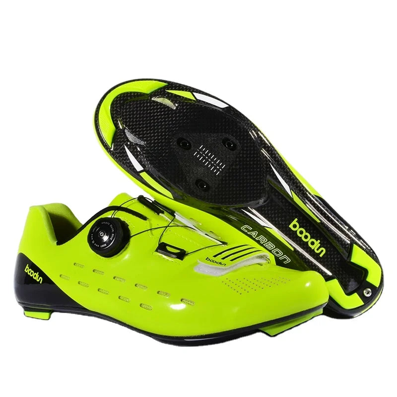 HBG 1081 Professional Lock Bicycle Shoes Mtb Shoes Road Bike Cycling Shoes for Men