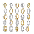 Low MOQ Princess Cut Zircon Stud Earrings 925 Sterling Silver for Girls-Daily Wear Party Gift
