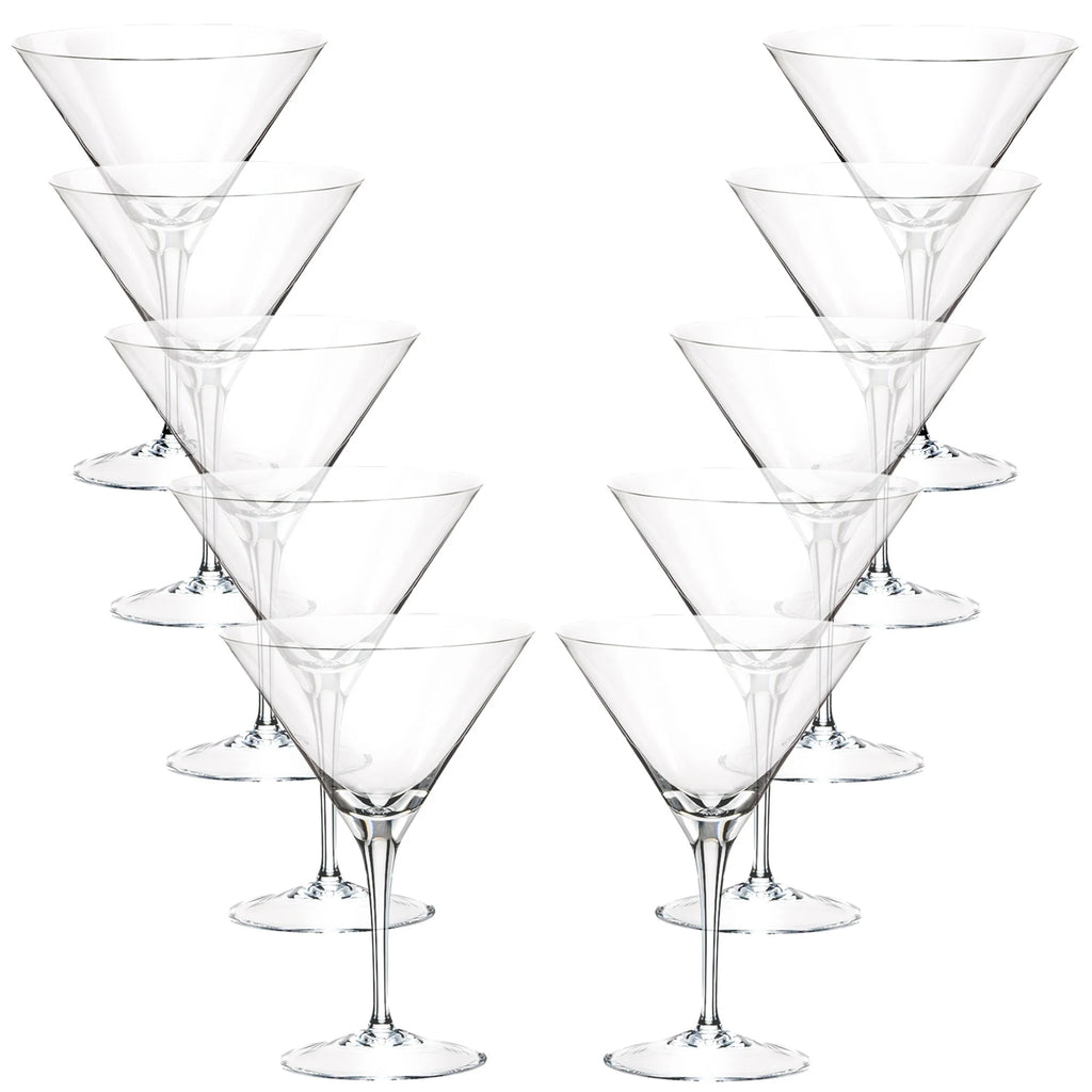 Set of 10 cocktail glasses 35 cl crystal Barware Collection
